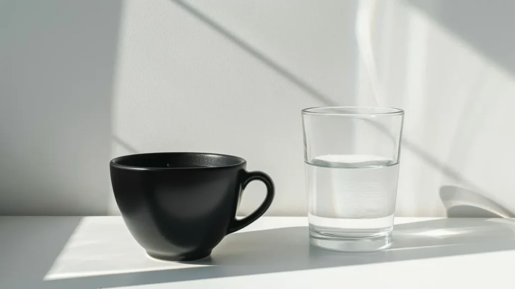 Kava ir vanduo vienoje kompozicijoje – ką rinktis pirmomis 48 valandomis po balinimo.
