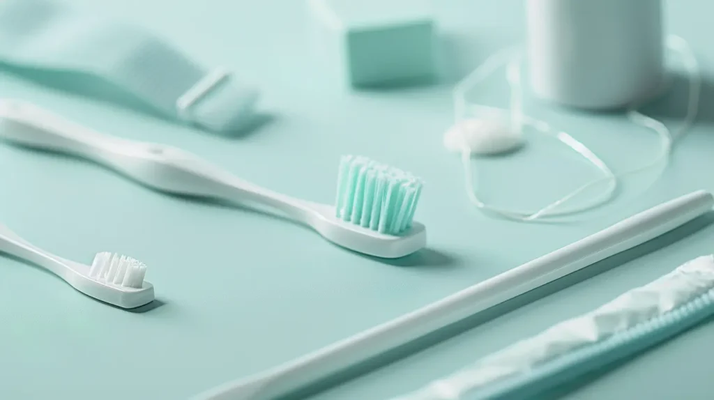 Tarpdančių siūlas ir tarpdančių šepetėliai – pagrindinės priemonės apnašų kontrolei.