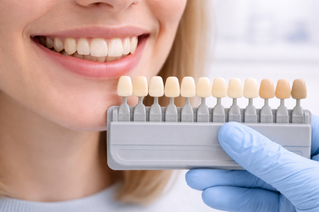 Konsultacija dėl dantų balinimo – individualios kapos ir balinimo gelio pavyzdys.