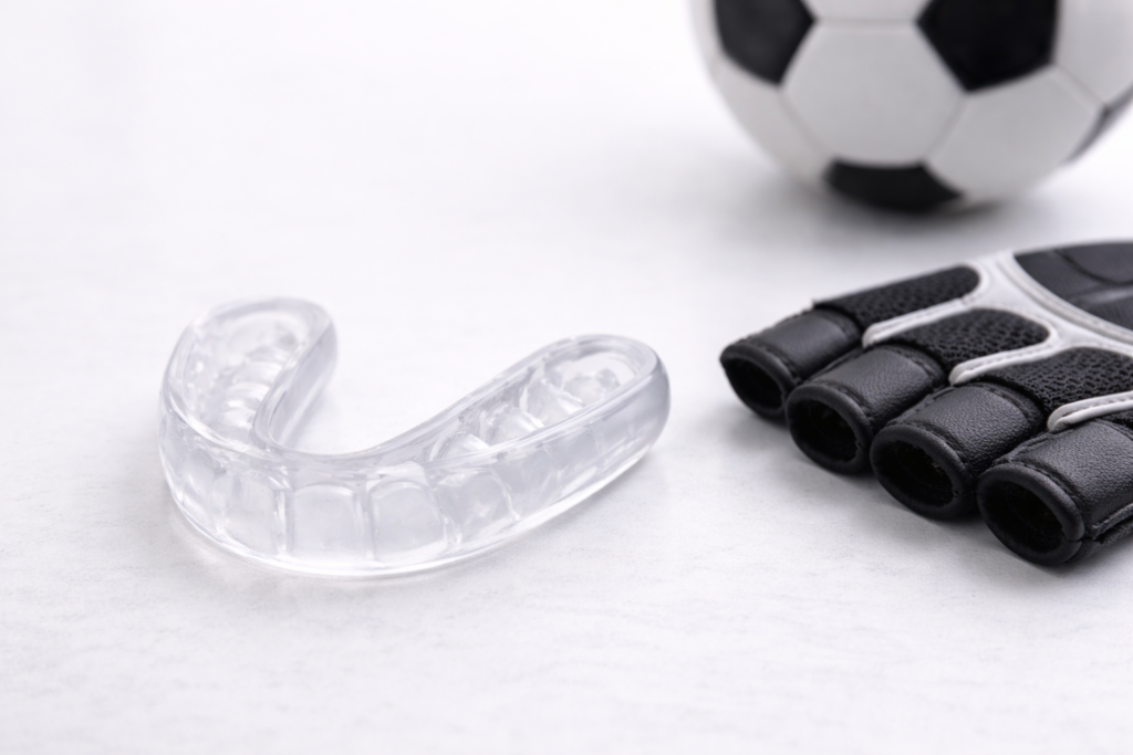 Burnos apsauga sportuojant – būdas sumažinti dantų traumų ir nuskilimų riziką.